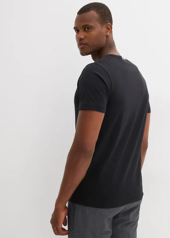 Lot de 5 T-shirts col V, bonprix