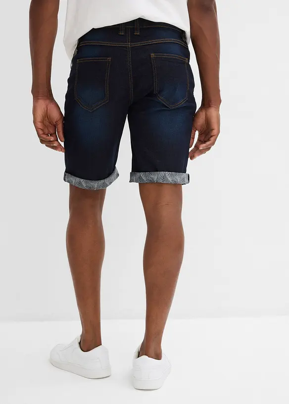 Bermuda en jean extensible, Regular, bonprix