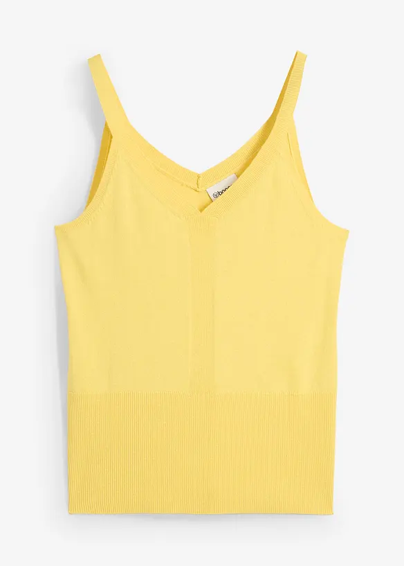 Top en maille de coton et soie, bonprix
