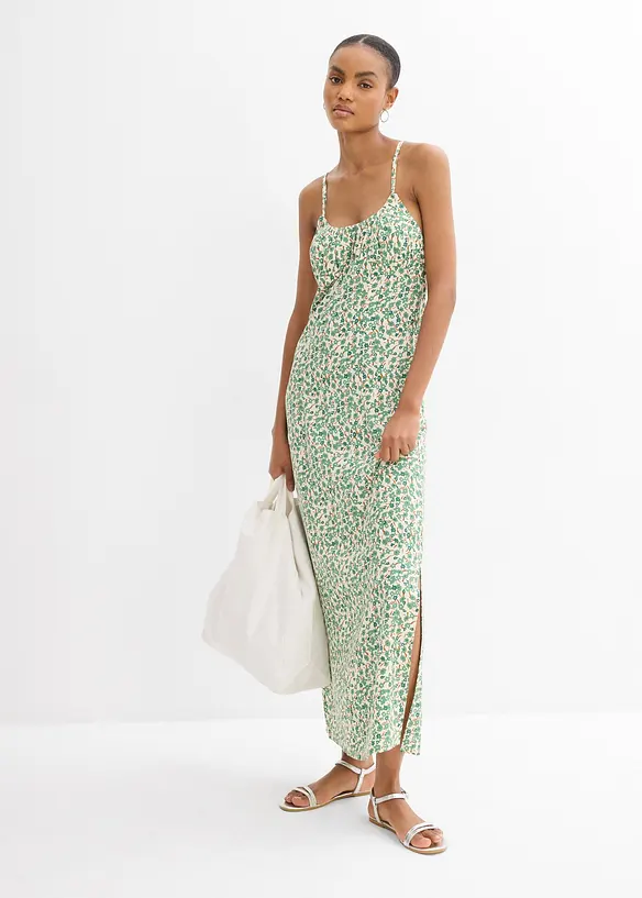 Trägerkleid aus fließender Viskose, bonprix