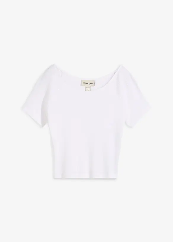 Figurbetontes T-Shirt aus reiner Bio-Baumwolle, bonprix