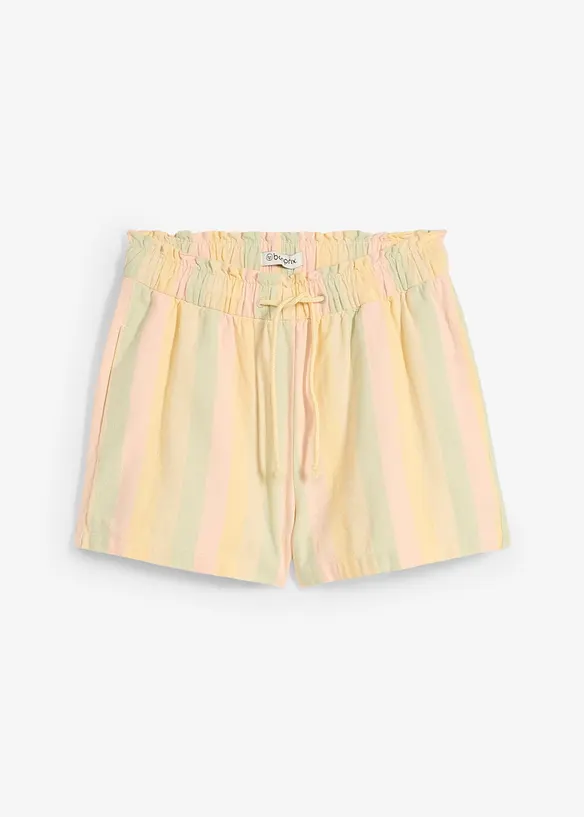 Short léger avec du lin, bonprix
