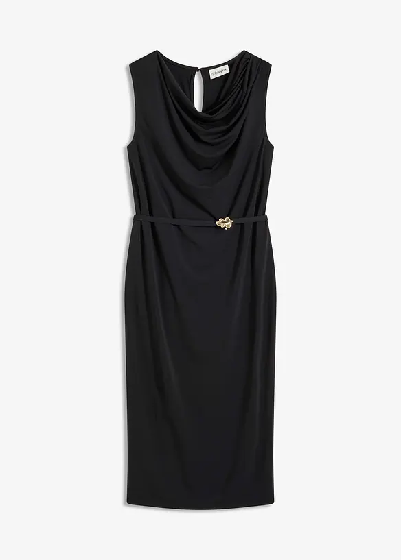 Robe en jersey avec ceinture (ens. 2 pces), bonprix