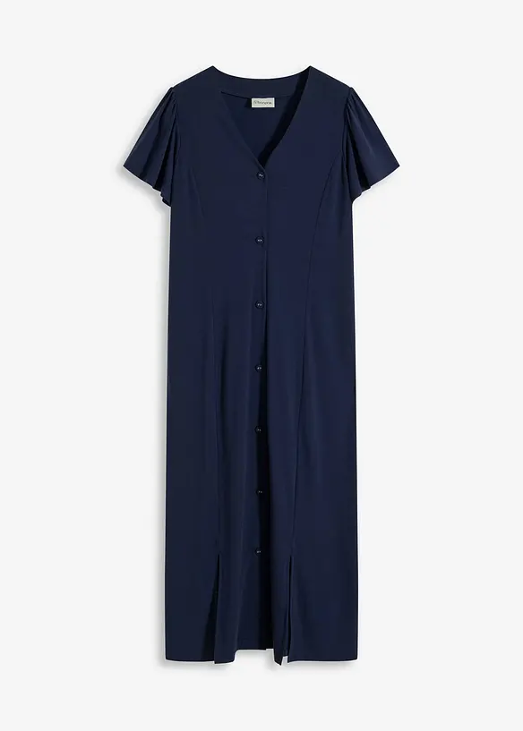 Robe fendue en jersey, bonprix