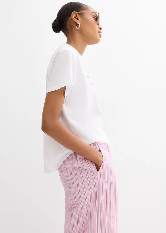 T-shirt 100% coton, imprimé, bonprix