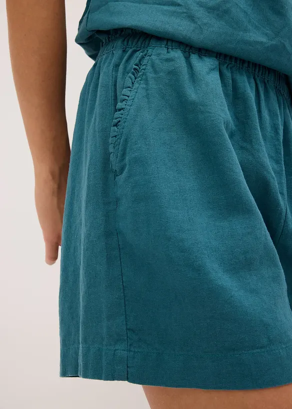 Shorts mit Leinenanteil, bonprix