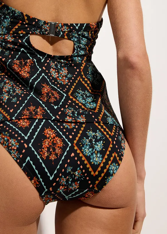 Tankini (ens. 2 pces) à col V, bonprix