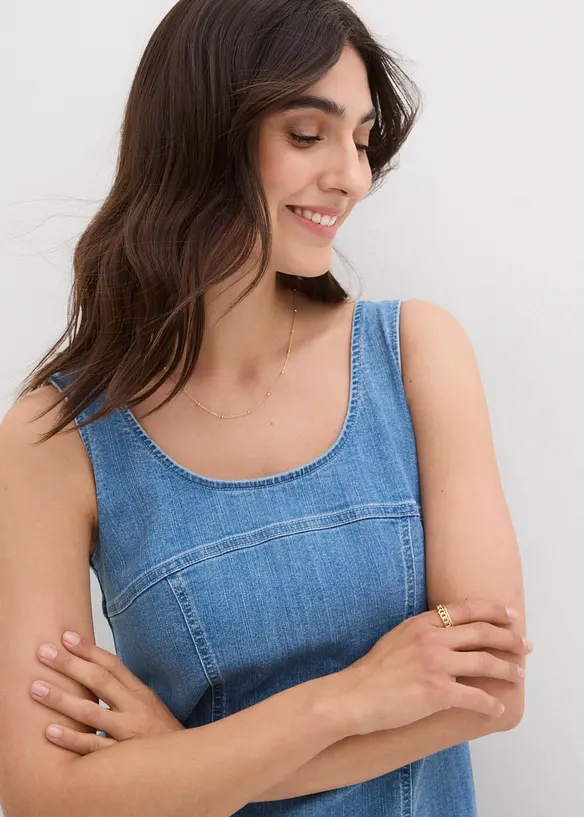 Jeanskleid aus Bio-Baumwolle mit Stretch, bonprix