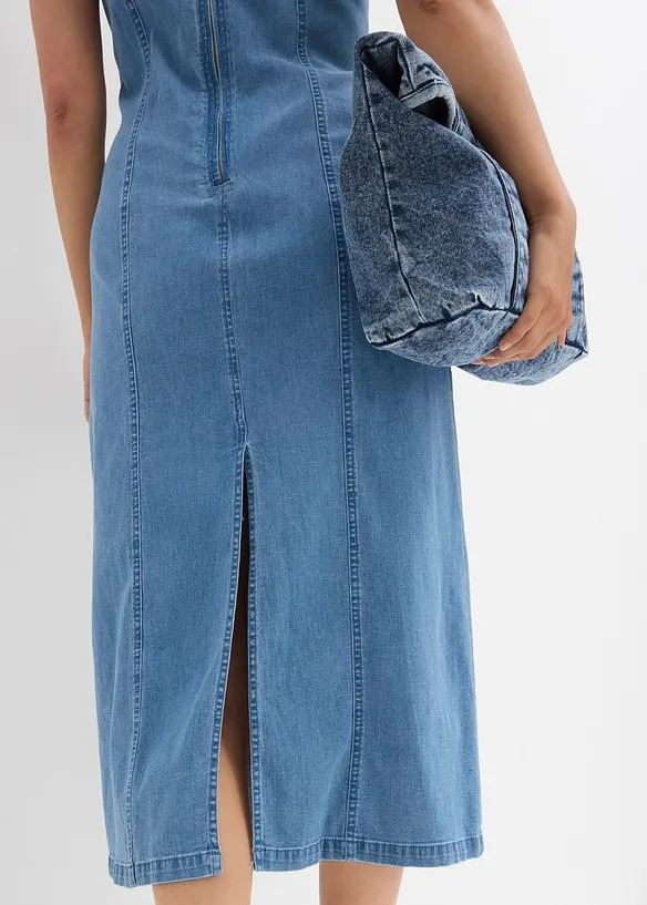 Jeanskleid aus Bio-Baumwolle mit Stretch, bonprix