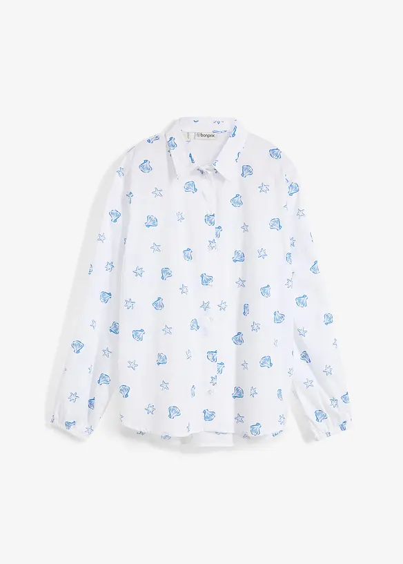 Chemisier oversize 100 % coton, bonprix