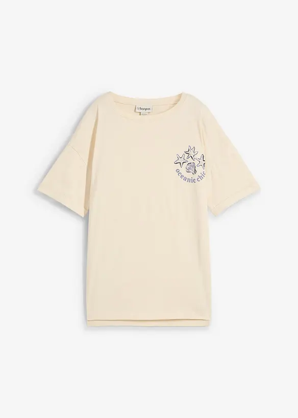 T-shirt boxy 100% coton, bonprix