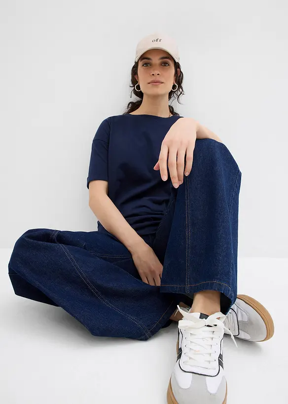 T-shirt boxy 100% coton, bonprix