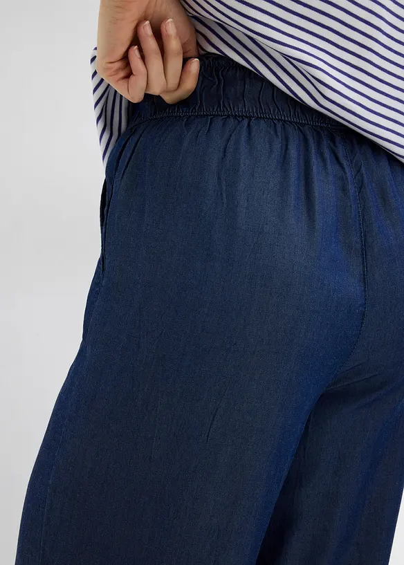 Pantalon esprit jogger en Lyocell, bonprix