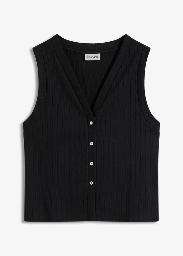 Gilet sans manches en maille, bonprix