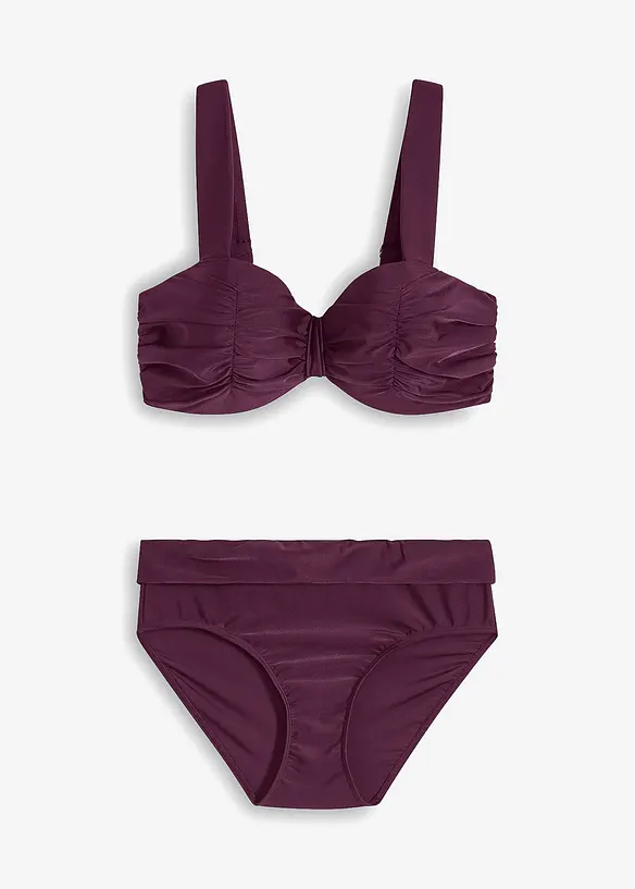 Balconette-Bikini mit gepolsterten Trägern (2-tlg.Set), bonprix