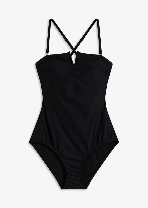 Maillot 1 pièce sculptant, maintien léger, bonprix
