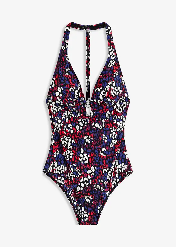 Maillot 1 pièce sculptant dos nu, maintien léger, bonprix