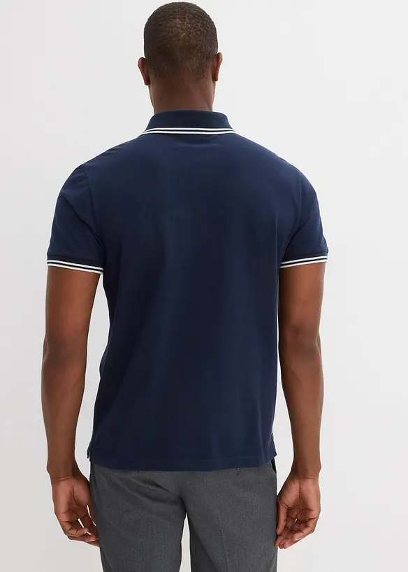 Polo en maille piquée, 100% coton, bonprix