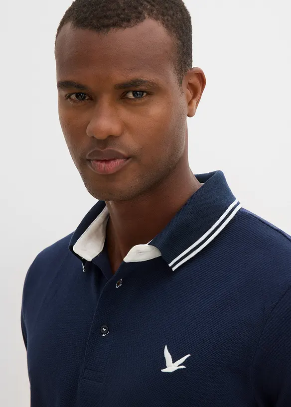 Polo en maille piquée, 100% coton, bonprix