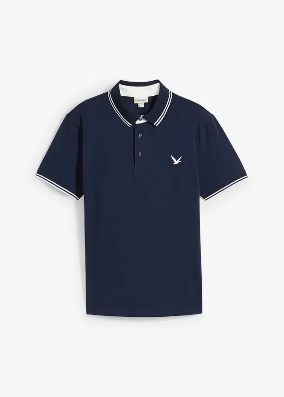 Polo en maille piquée, 100% coton, bonprix