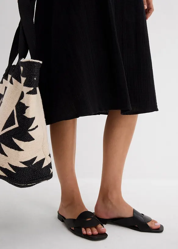 Robe à bretelles en gaze de coton douce, bonprix