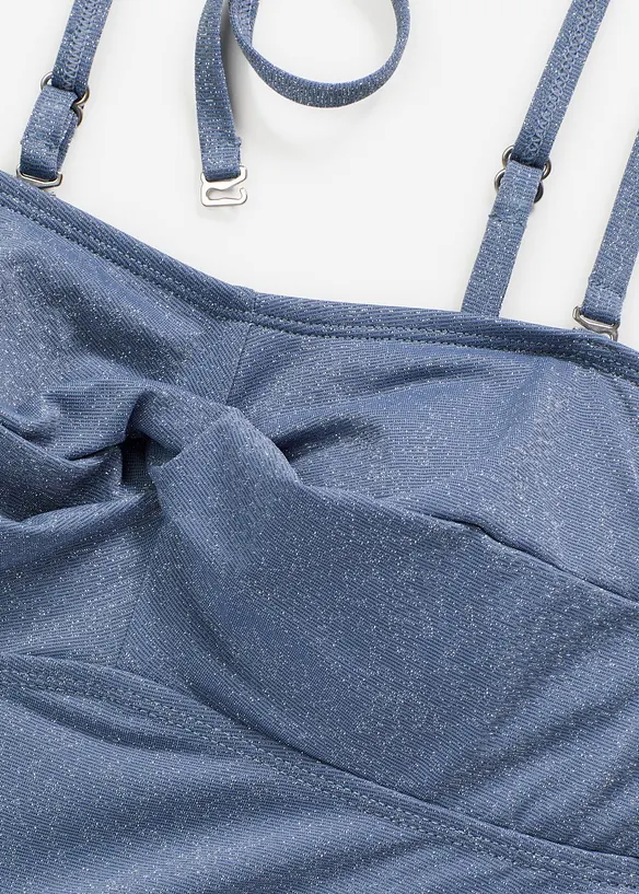 Tankini (ens. 2 pces) à fil brillant, bonprix