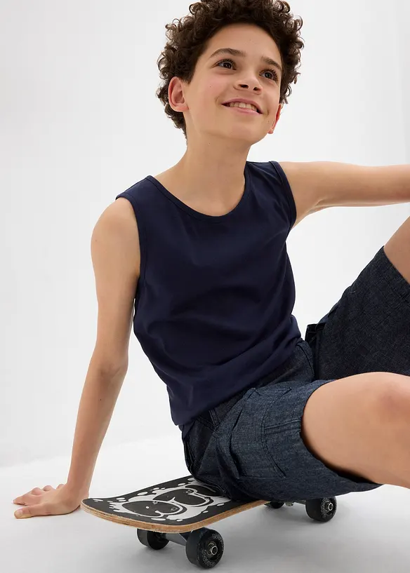 Lot de 3 débardeurs coton, bonprix