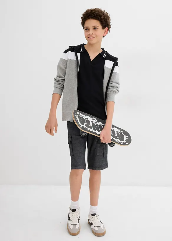 Polo en maille piquée de coton, bonprix