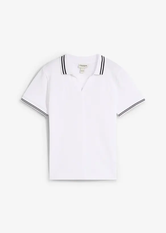 Polo en maille piquée de coton, bonprix