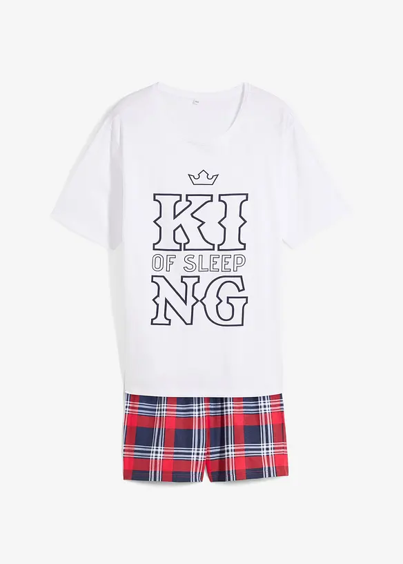 Pyjashort 100% coton à manches courtes, bonprix