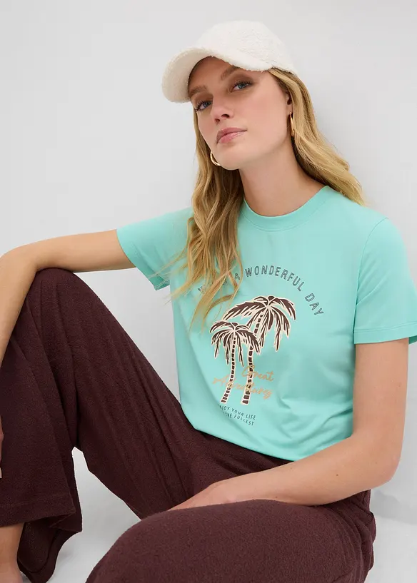 T-Shirt mit Motivprint, bonprix