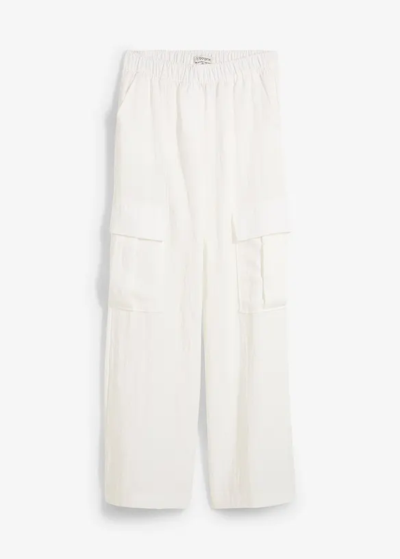 Pantalon cargo fluide en Lyocell mélangé, bonprix
