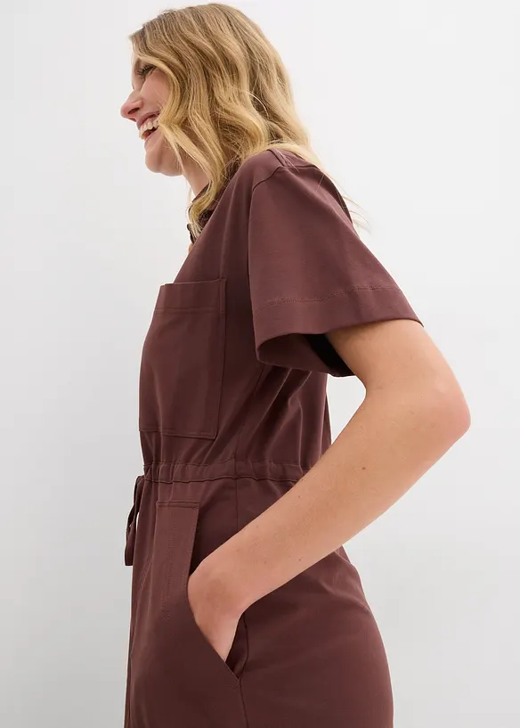 Jerseykleid aus Baumwoll-Stretch, bonprix
