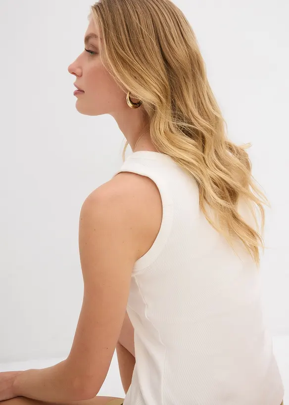 Lot de 2 débardeurs coton, bonprix