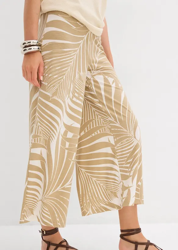 Jupe-culotte fluide en viscose mélangée, bonprix