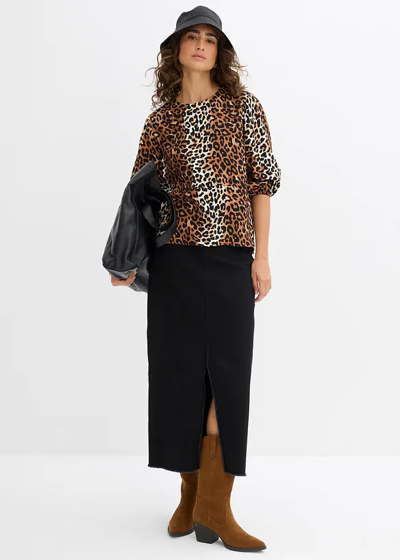 Bluse aus feinem Viskose-Mix, bonprix