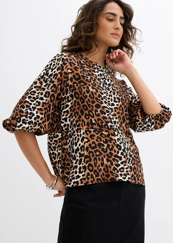 Bluse aus feinem Viskose-Mix, bonprix