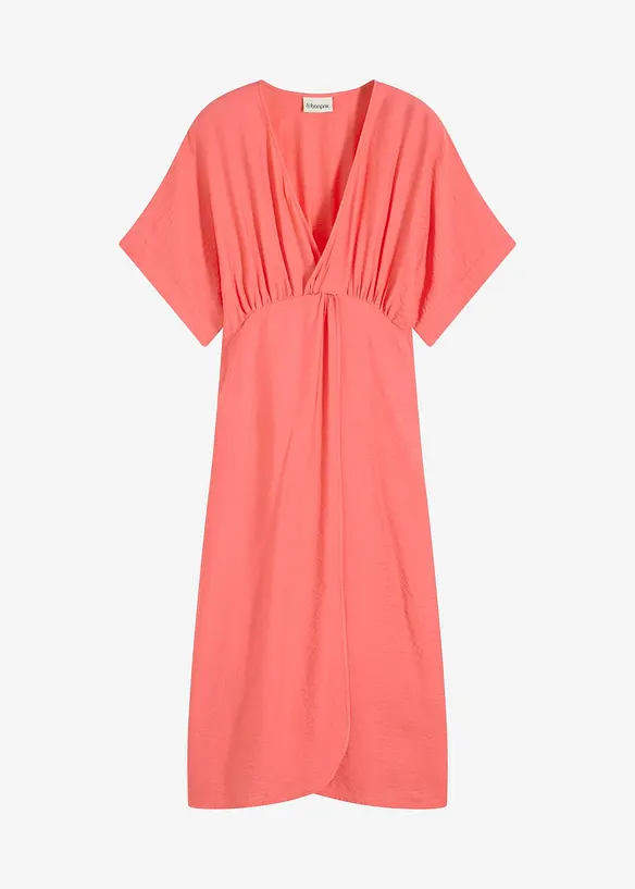 Robe-tunique en viscose froissée, bonprix