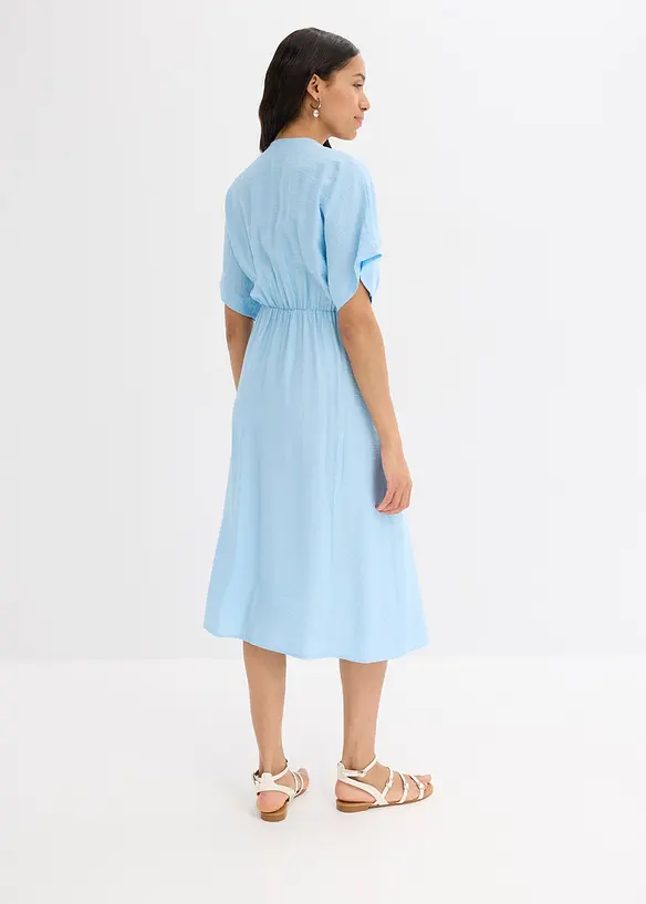 Robe-tunique en viscose froissée, bonprix