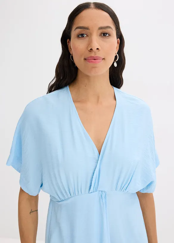 Robe-tunique en viscose froissée, bonprix