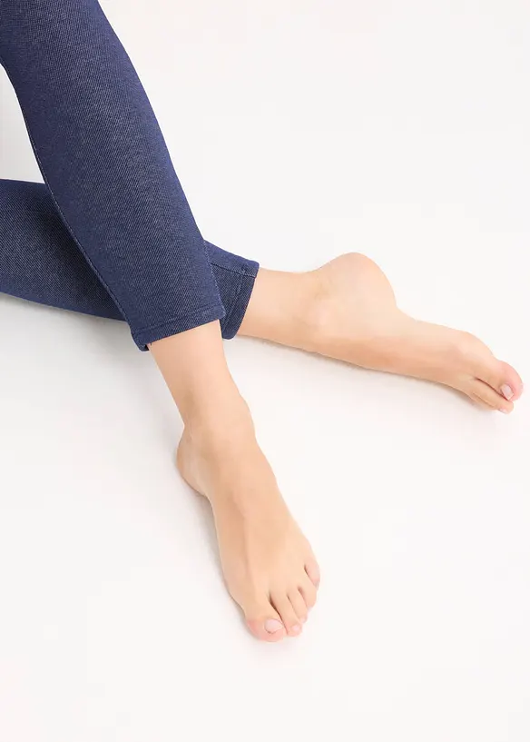Legging thermo effet jean, bonprix