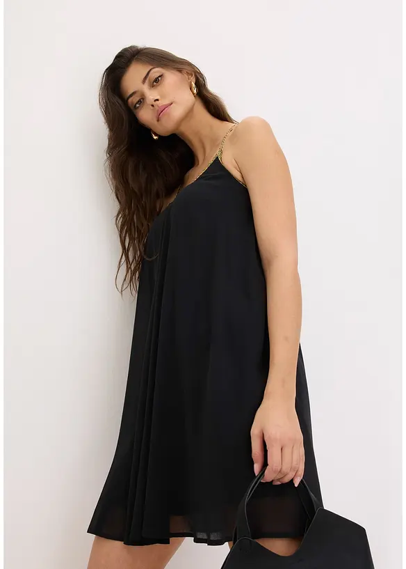 Chiffonkleid mit Rückendetail, bonprix