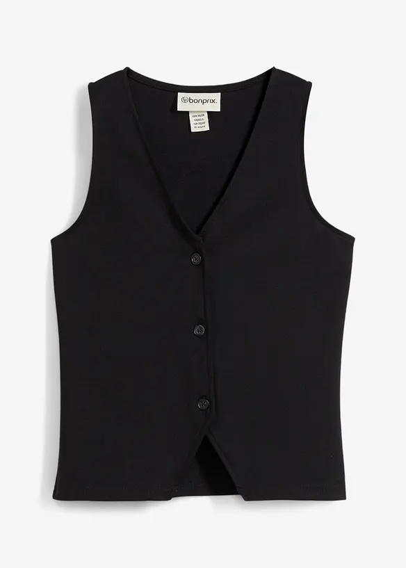 Gilet sans manches en jersey milano, bonprix
