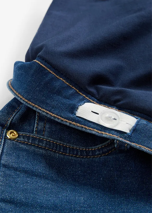 Umstandsjeansshorts aus Baumwoll- Stretchdenim, bonprix