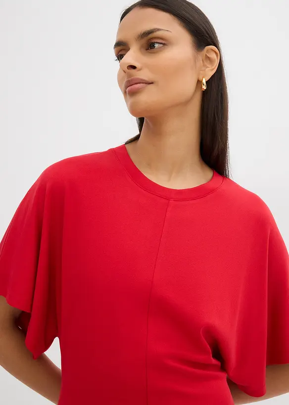 Shirtkleid aus softem Punto di Roma, bonprix
