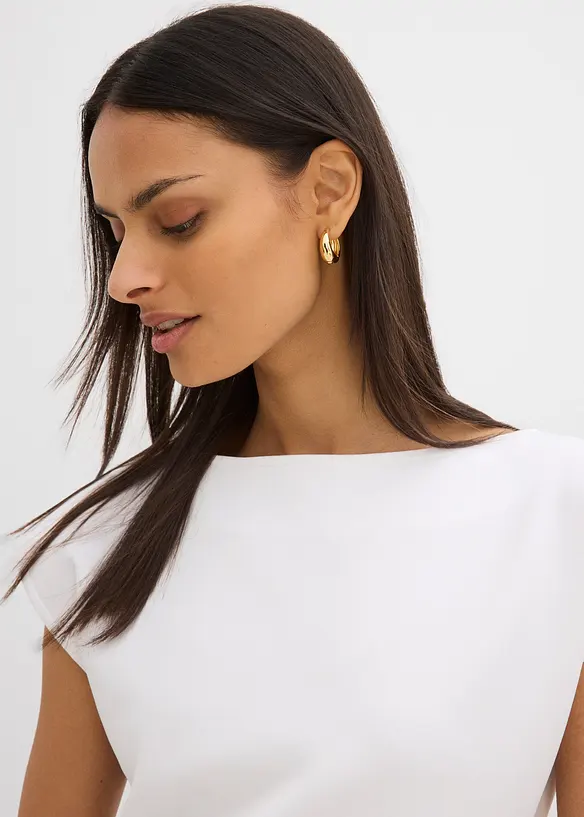 Top à base asymétrique en matière néoprène confortable, bonprix