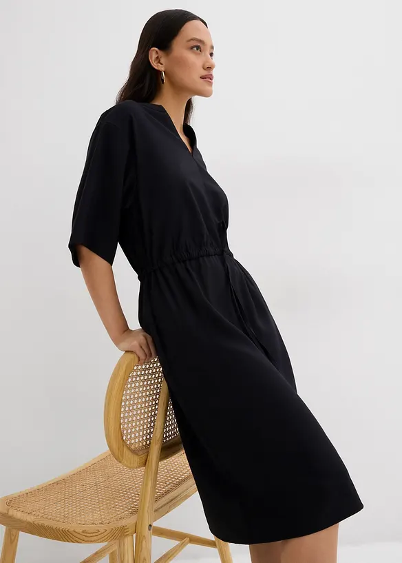 Kaftan-Kleid aus feiner Viskose, bonprix