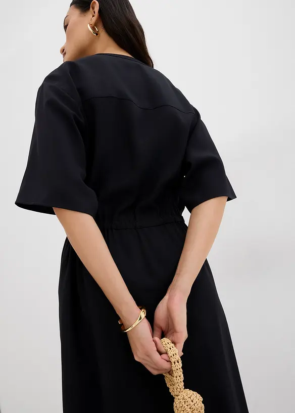 Kaftan-Kleid aus feiner Viskose, bonprix