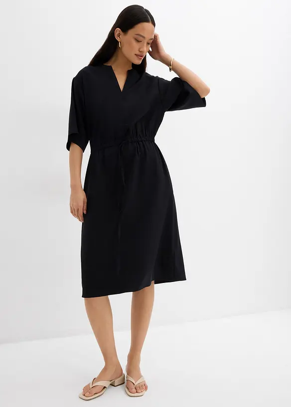 Kaftan-Kleid aus feiner Viskose, bonprix