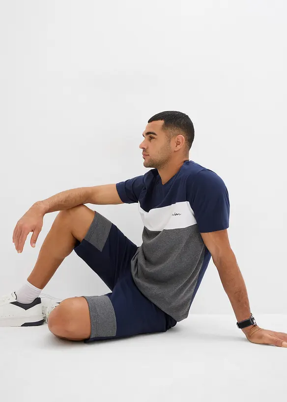 T-shirt et bermuda en molleton (ens. 2 pces), bonprix